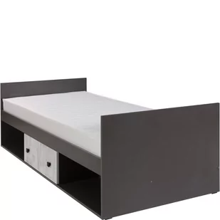 Łóżko 90 x 200 ze Stelażem i Pojemnikiem 20 Tommy Jurek Meble - Stelaże pod materac - miniaturka - grafika 1