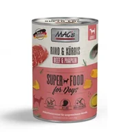 Mokra karma dla psów - MAC's DOG Wołowina i dynia 6x400 g - miniaturka - grafika 1