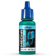 Kolejki i akcesoria - Vallejo Farba akrylowa Mecha Color - Metallic Green / 17ml Vallejo 69068 - miniaturka - grafika 1
