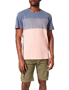 Hurley Męski t-shirt M Chest Print Block Ss Tee T-Shirt niebieski Bałtycki błę L HSP21SMT01658 - Koszulki męskie - miniaturka - grafika 1