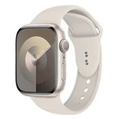 Akcesoria do smartwatchy - Pasek CRONG Liquid do Apple Watch (38/40/41mm) Kamienny beż - miniaturka - grafika 1