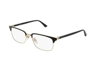 Okulary korekcyjne, oprawki, szkła - Dioptrie szkieł Gucci GG0131O 001 - miniaturka - grafika 1