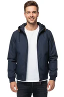 Kurtki męskie - Kurtka męska Element Dulcey zimowa puchowa granatowa-XS - miniaturka - grafika 1