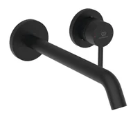 Baterie umywalkowe - Ideal Standard Ceraline Nuovo - Bateria umywalkowa podtynkowa, montaż 2-otworowy, satynowa czerń BD848XG - miniaturka - grafika 1