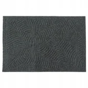 Wycieraczki - MULTI-DECOR Wycieraczka wewnętrzna LIŚCIE 60 x 40 cm szara - miniaturka - grafika 1