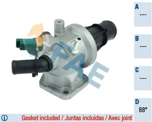 Termostat, płyn chłodzący FAE Elektryka 5308588 - Termostaty - miniaturka - grafika 1