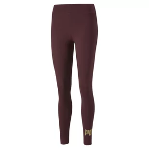 Legginsy damskie Puma ESS+ Metallic fioletowe 84830742-XS - Legginsy - miniaturka - grafika 1