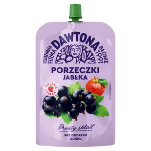 Dawtona Mus porzeczki jabłka 180 g - Soki i napoje niegazowane - miniaturka - grafika 1
