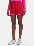 Spodenki damskie - adidas Szorty sportowe adicolor 3-Stripes Sprinter JZ3513 Czerwony Loose Fit - miniaturka - grafika 1
