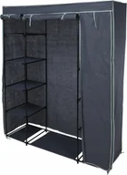 Szafy - Medžiaginė spinta Storage Solutions, 141x45x167 cm, pilka - miniaturka - grafika 1