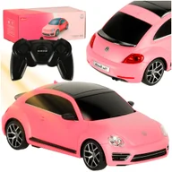 Zabawki zdalnie sterowane - Samochód zdalnie sterowany Rastar 76200-4 Volkswagen Beetle-UV 1:24 różowy - miniaturka - grafika 1