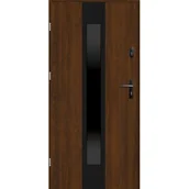 Drzwi zewnętrzne - Drzwi Prato 2 orzech 90 lewe - miniaturka - grafika 1