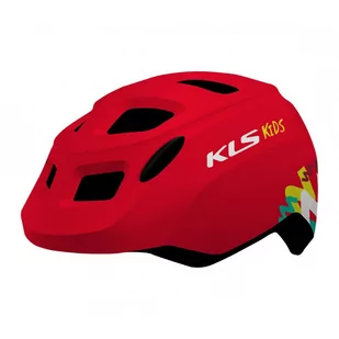 Kellys Kask Zigzag 2022 XS czerwony dziecięcy - Kaski rowerowe - miniaturka - grafika 1