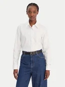 Koszule damskie - Tommy Hilfiger Koszula WW0WW49386 Biały Relaxed Fit - miniaturka - grafika 1