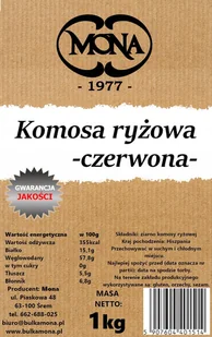 Quinoa komosa ryżowa czerwona 1kg MONA PREMIUM - Ryż - miniaturka - grafika 1