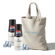 Syropy i koncentraty owocowe - ZESTAW Syrop SodaStream Pepsi Zero Cukru 2x440 ml + torba - miniaturka - grafika 1
