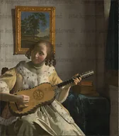 Pasmanteria - Naprasowanka Jan Vermeer malarstwo sztuka 6 - miniaturka - grafika 1