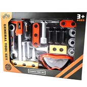 Zabawy w naśladowanie dorosłych - ZESTAW NARZĘDZIOWY DLA DZIECI BUDOWA KLUCZ ŚRUBOKRĘT SUWMIARKA OKULARY - miniaturka - grafika 1