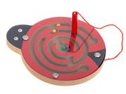 Zabawki interaktywne dla dzieci - Ikonka Labirynt magnetyczny kuleczki biedronka - miniaturka - grafika 1