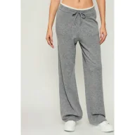 Spodnie damskie - Pinko Wełniane spodnie dzianinowe VERAGUAS | Relaxed fit | z dodatkiem kaszmiru - miniaturka - grafika 1