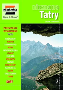 Góry Books Nieznane Tatry Przewodnik wysokogórski Tom 1 - Przewodniki - miniaturka - grafika 2