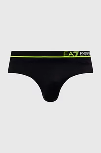 EA7 Emporio Armani kąpielówki kolor czarny - Stroje kąpielowe - miniaturka - grafika 1
