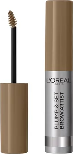 Loreal Paris Paris Brow Artist Plump and Set żel do brwi odcień 101 Blonde 4,9 ml - Akcesoria i kosmetyki do stylizacji brwi - miniaturka - grafika 1