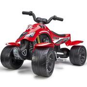 Pojazdy elektryczne dla dzieci - Lumarko Quad Racing Team Czerwony Na Pedały Od 3 Lat! - miniaturka - grafika 1