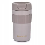 Kubki termiczne - 98891 Kubek termiczny Nino 450 ml beżowy AMBITION - miniaturka - grafika 1
