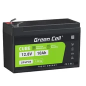 Akumulatory ogólnego zastosowania - Green cell Akumulator litowo-żelazowo-fosforanowy LiFePO4 Green Cell 12V 12.8V 10Ah do paneli solarnych, kamperów oraz łodzi CAV10 - miniaturka - grafika 1