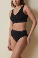 Biustonosze - Biustonosz medyczny pooperacyjny zapinany z przodu czarny Luisa Selene - miniaturka - grafika 1