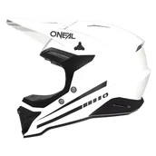 Kaski motocyklowe - Kask Cross O'Neal 1SRS Złamany BiałyXL - miniaturka - grafika 1