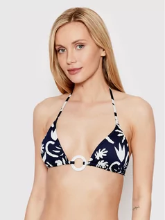 Stroje kąpielowe - Ralph Lauren Polo Góra od bikini 21253331 Granatowy - grafika 1