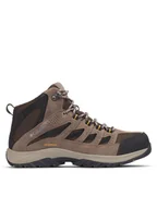 Buty trekkingowe męskie - Columbia Trekkingi Crestwood Mid Waterproof 2100641 Brązowy - miniaturka - grafika 1