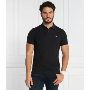 Gant Polo Slim Fit - Koszule męskie - miniaturka - grafika 1