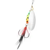 Przynęty - Błystka obrotowa MIKADO M-Grub PMB-GRU-2-FT-S Srebrny Fire Tiger - miniaturka - grafika 1