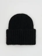Czapki damskie - Reserved - Czapka beanie - czarny - miniaturka - grafika 1