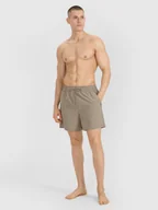 Kąpielówki męskie - 4F Spodenki plażowe boardshorty męskie - khaki XL - miniaturka - grafika 1