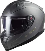 Kaski motocyklowe - LS2, kask motocyklowy Vector II solidny matowy tytan, L - miniaturka - grafika 1