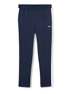 FILA Stevenson Track męskie spodnie rekreacyjne, Black Iris-Bright White, L - Spodenki męskie - miniaturka - grafika 1