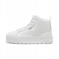 Sneakersy damskie - Sneakersy damskie Puma Karmen II Mid sportowe na co dzień skóra za kostkę - miniaturka - grafika 1