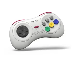 8BitDo M30 Bluetooth Wireless do PC, Nintendo Switch, Android Bezprzewodowy Biały - Kontrolery gier na PC - miniaturka - grafika 1