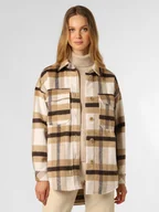 Kurtki damskie - Aygill's - Kurtka damska, beżowy|wielokolorowy - miniaturka - grafika 1