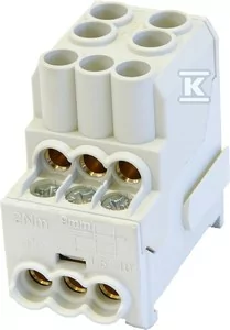 Simet Blok rozdzielczy - dystrybucyjny Al/Cu SDB 100 (80010) SIMBLOCK szary 81601002 81601002 - Inne akcesoria elektryczne - miniaturka - grafika 1