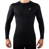 Kimona, stroje i obuwie - Rashguard męski Ground Game Essential Platinum z długim rękawem - miniaturka - grafika 1