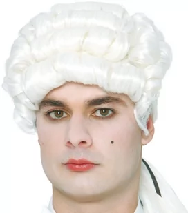 Guirca Peruka party "Mozart", białe, GUIRCA GU4182 - Dodatki do strojów karnawałowych - miniaturka - grafika 1