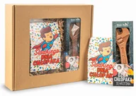 Zestawy upominkowe - Prezent na dzień chłopaka zestaw słodyczy cukierki draże i czekolada w pudełku - miniaturka - grafika 1