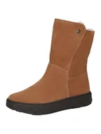 Kozaki damskie - Caprice Damskie 9-26403-43 modne kozaki, Cognac Suede, 40 EU szerokie, Cognac Suede, 40 EU Weit - miniaturka - grafika 1