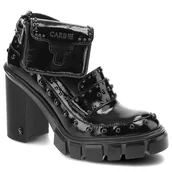 Półbuty damskie - Carinii, Półbuty, B7934_-070-000-000-E98 Czarny, rozmiar 37 - miniaturka - grafika 1