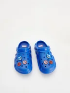 Buty dla chłopców - Reserved - Klapki Marvel z przypinkami - niebieski - miniaturka - grafika 1
